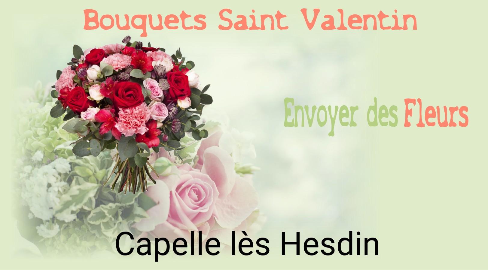 Roses de Saint-Valentin livrées à Capelle-lès-Hesdin